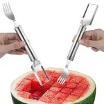 2 in 1 Watermelon Fork Slicer SPOON