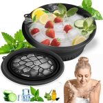 Silicone ice bowl face bath