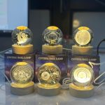 3D Crystal Ball Night Lamp(Mix)(6 cm)