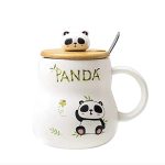 PANDA CERAMIC MUG WITH SPOON