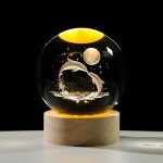 3D Crystal Ball Night Lamp(DOLPHIN) (6 cm)