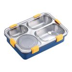 4 SECTION LUNCH BOX STEEL