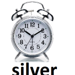 Silver Clock