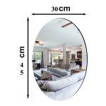 Ovel Shape Sticker Mirror (30*45)