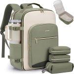 LARGE TRAVEL CARRY BAG OLIVE GREEN BEIGE