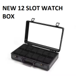 NEW 12 SLOT WATCH BOX