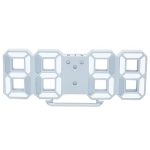 3D LED Clock (White)