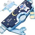 Space Theme Magnetic Pencil Box compass