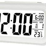 White Digital Rectangle  Clock  White