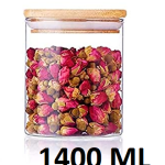 BAMBOO WOODEN LID JAR (1400ML)(1 PIS)