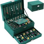 DOUBLE LAYER JEWELLRY ORGANIZER BOX