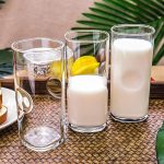 BIG UNITY SQUARE GLASS 370 ML (6 PIS SET)