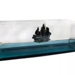 black Titanic Wave Cruise Ship Fluid Drift