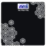 Black Bathroom Hexa Scale