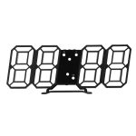 3D LED Clock (Black)