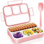 4  COMPARTMENT SQUARE LUNCH BOX