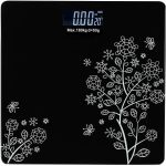 Black  Bathroom Flower Scale