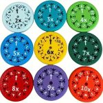 MATH FIDGET SPINNER  ( 9 PCS SET)