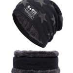STAR  WINTER SCARF AND CAP