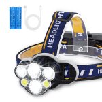 6 LED 8 MODES USB RECHARGEABLE WATERPROOF HEADLAMP