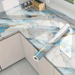 LIGHT SKY BLUE GOLDEN MARBLE FOIL (TA-080)