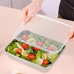 BIG SS Food Tray with Plastic Lid