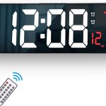 Large Digital Wall Clock