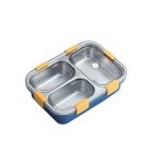3 SECTION LUNCH BOX STEEL