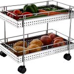 Stainless Steel 2 Layer Trolly