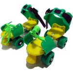 Green Yellow Roller Skates