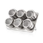 6 PCS MAGNETIC SPICE RACK
