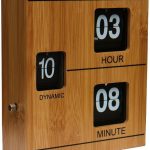 WOODEN BAMBOO RETRO CLOCK