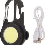 Round COB Keychain Light