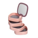 4-Layer 360 Degree Rotating  Square Jewellery Organizer Box