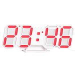 3D LED Clock (Red)