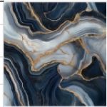 NEW BLUE GOLDEN MARBLE FOIL (TA-098)