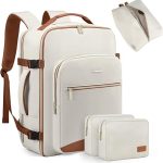 LARGE TRAVEL CARRY BAG  BEIGE BROWN
