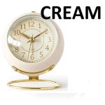 ROUND DESK CLASSIC CLOCK CREAM