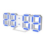 3D LED Clock (Blue)