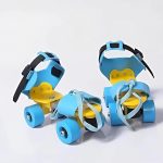 Yellow Blue Roller Skates