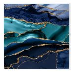 OCEAN BLUE MARBLE FOIL (TA-097)