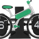 Bicycle Table Clock RETRO FLIP