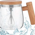 Self Stirring Glass Mug
