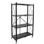4 LAYER FOLDABLE KITCHEN RACK