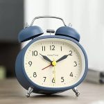 RECTANGLE TWIN BELL CLOCK