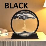 7 INCH QUICK SAND ART PAINTING  (BLACK)