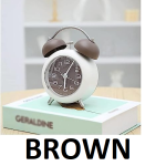MATT BELL ALARM CLOCK (BROWN)