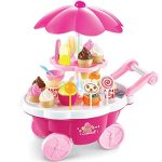 39 Pcs Ice Cream Sweet Cart Without Light and Music
