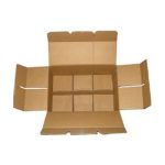 6 Partition 5 Ply Brown Packing Corrugated Box