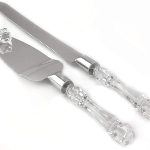 2 Pis Acrelic Cake Knife